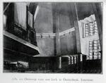 Ontwerp interieur voor een kerk te Oosterbeek
<br/>
Bouwbedrijf, 1928-12-21